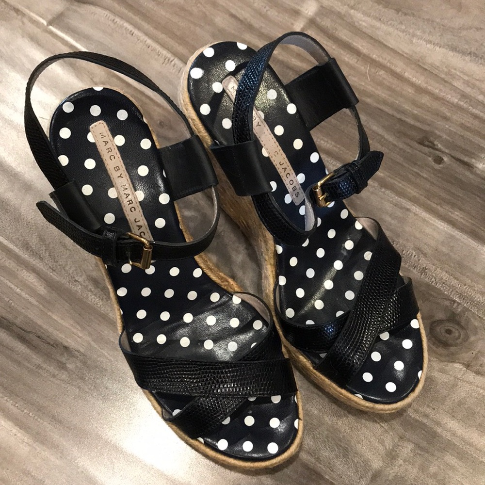 Marc Jacobs Espadrille Wedge heels sz 6.5